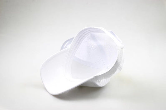 White Ghost Curved Bill Snap Back