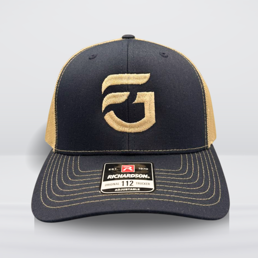 Navy Blue & Gold FG Trucker Hat