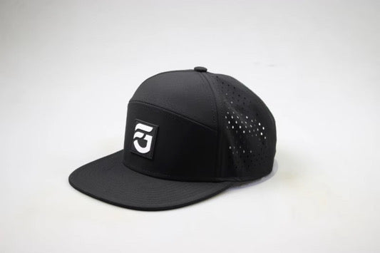 Black FG Flat Bill Snap Back