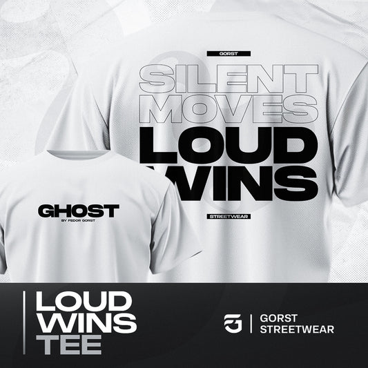 GHOST Silent Moves White Tee