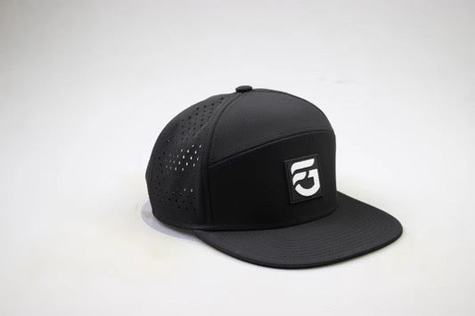 Black FG Flat Bill Snap Back