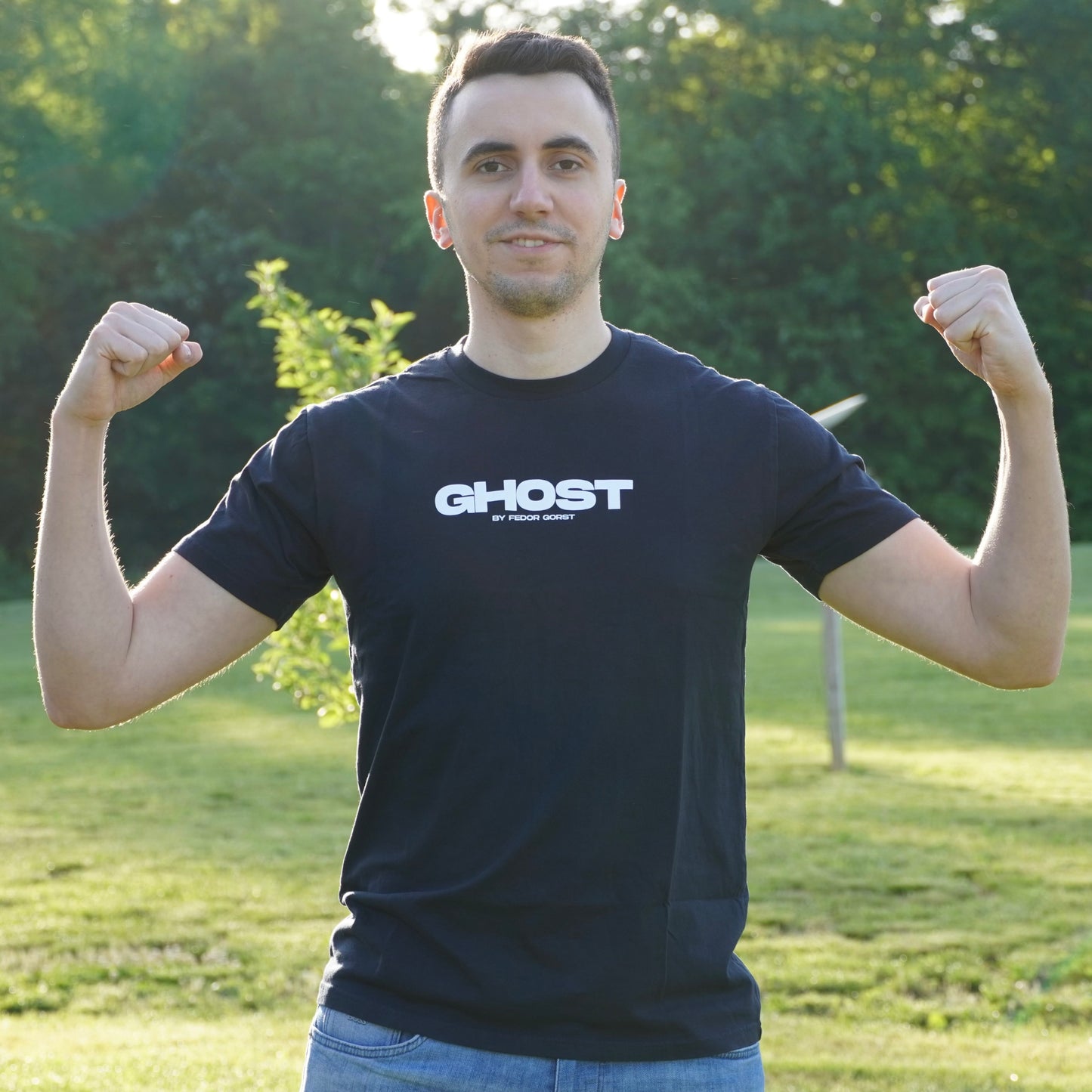 GHOST by Fedor Gorst Navy Tee