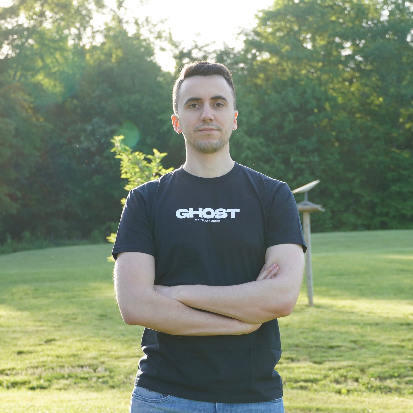GHOST by Fedor Gorst Navy Tee