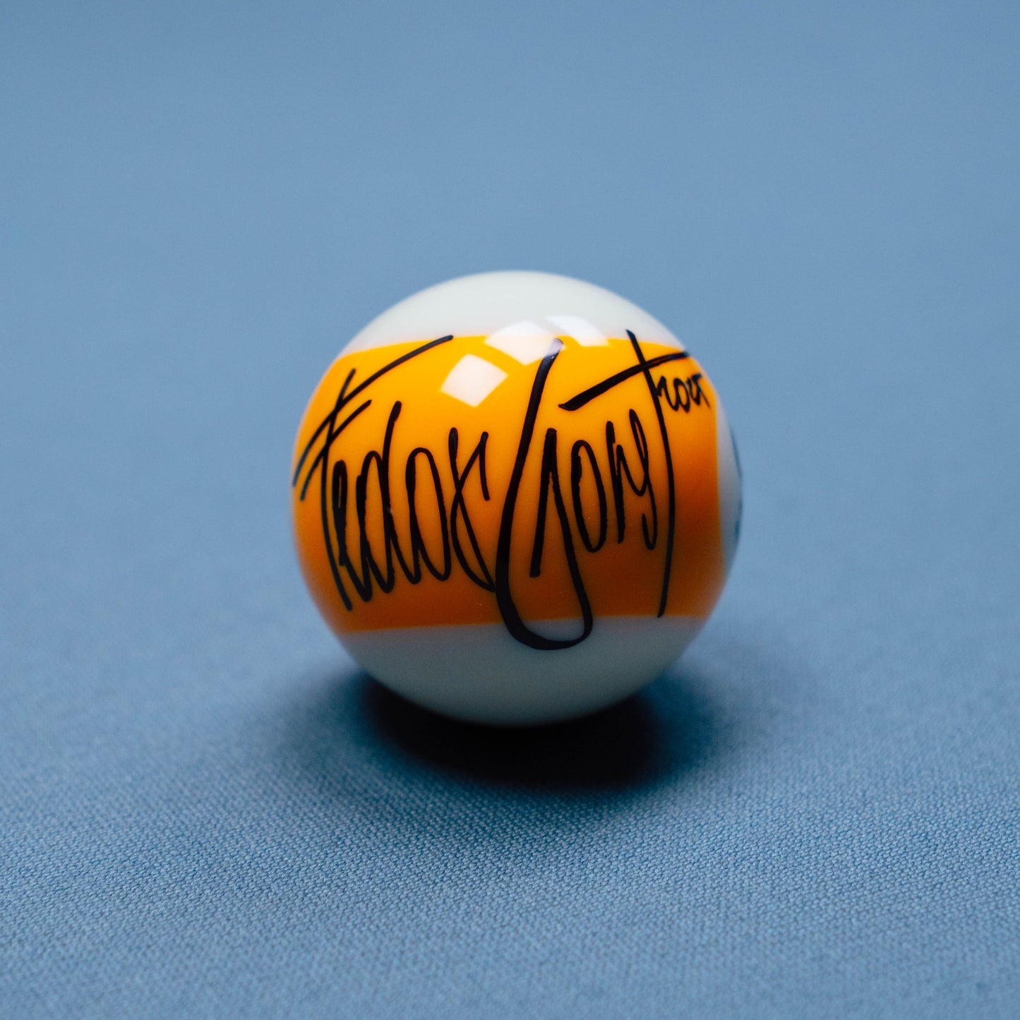 Signed 9-Ball by Carlo Biado & Fedor Gorst