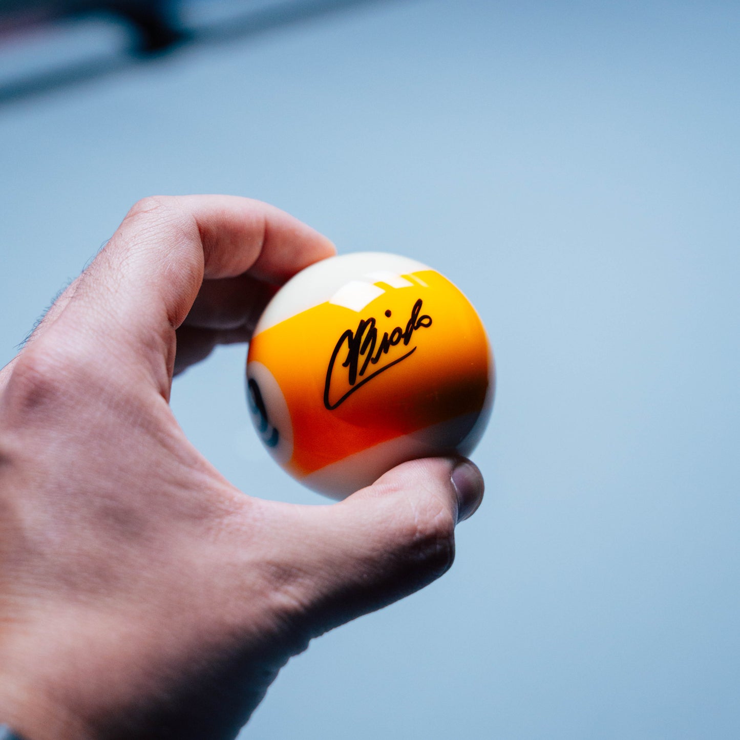 Signed 9-Ball by Carlo Biado & Fedor Gorst