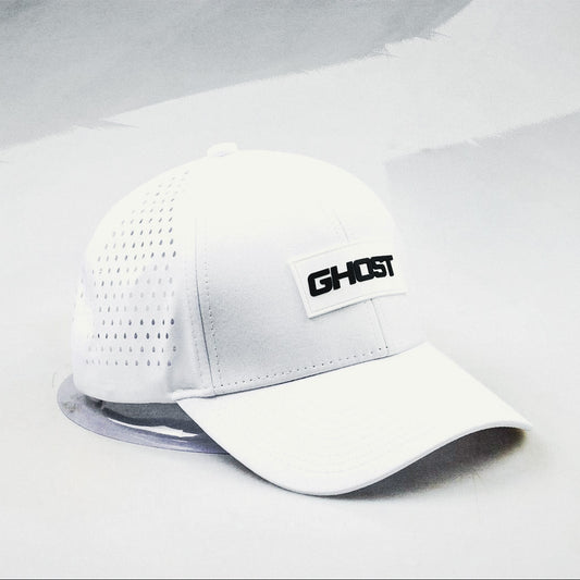 White Ghost Curved Bill Snap Back