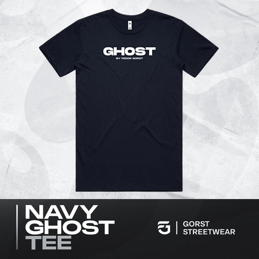GHOST by Fedor Gorst Navy Tee