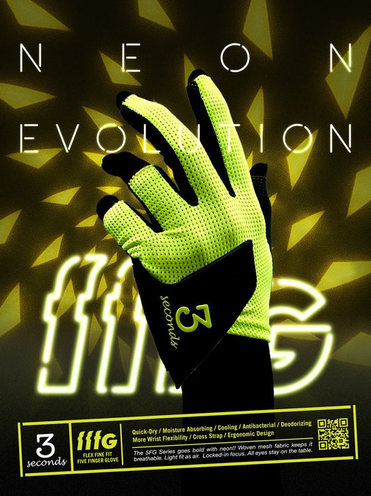 3seconds Neon Green/Yellow Glove