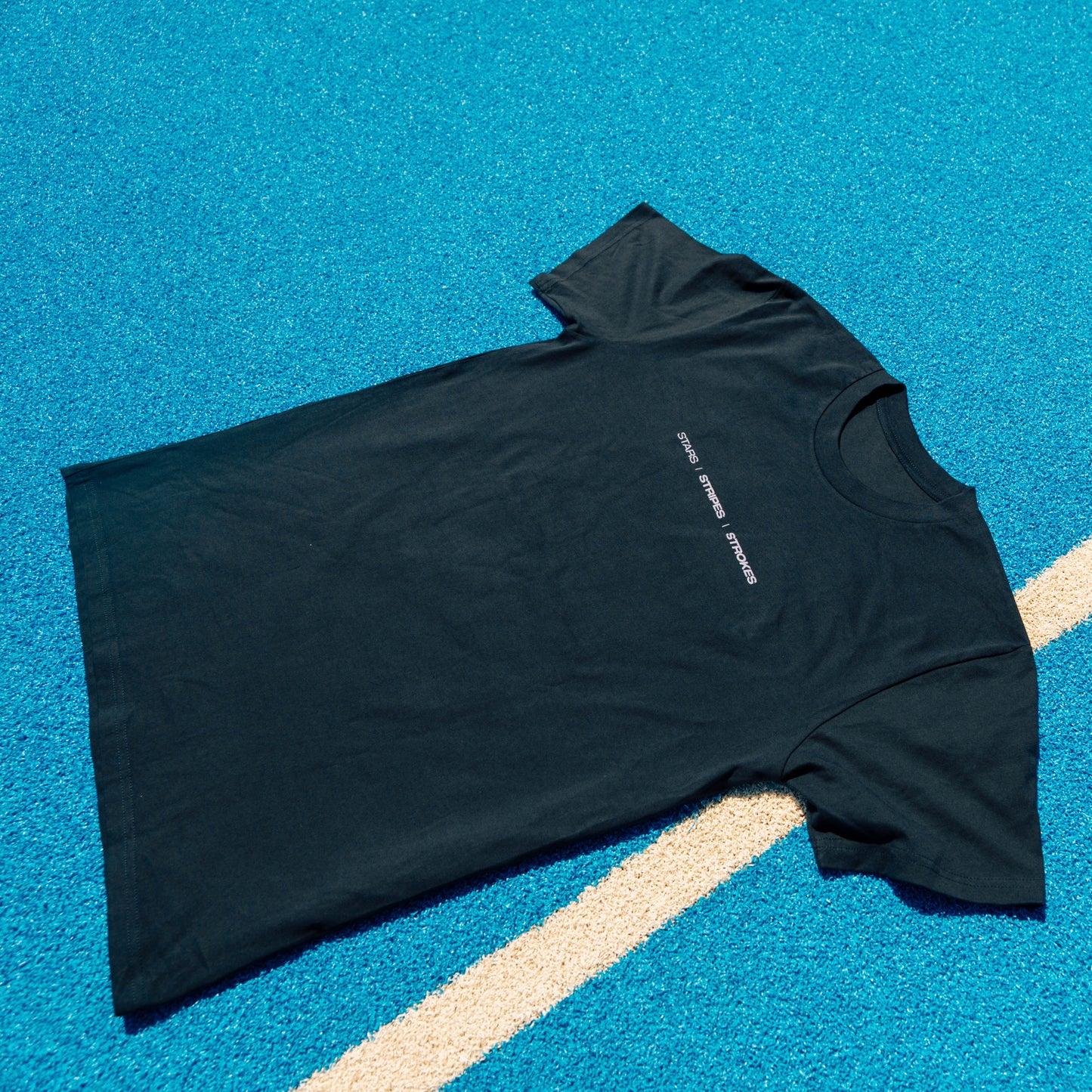 Stars-Stripes-Strokes Ghost Edition Navy Blue Tee