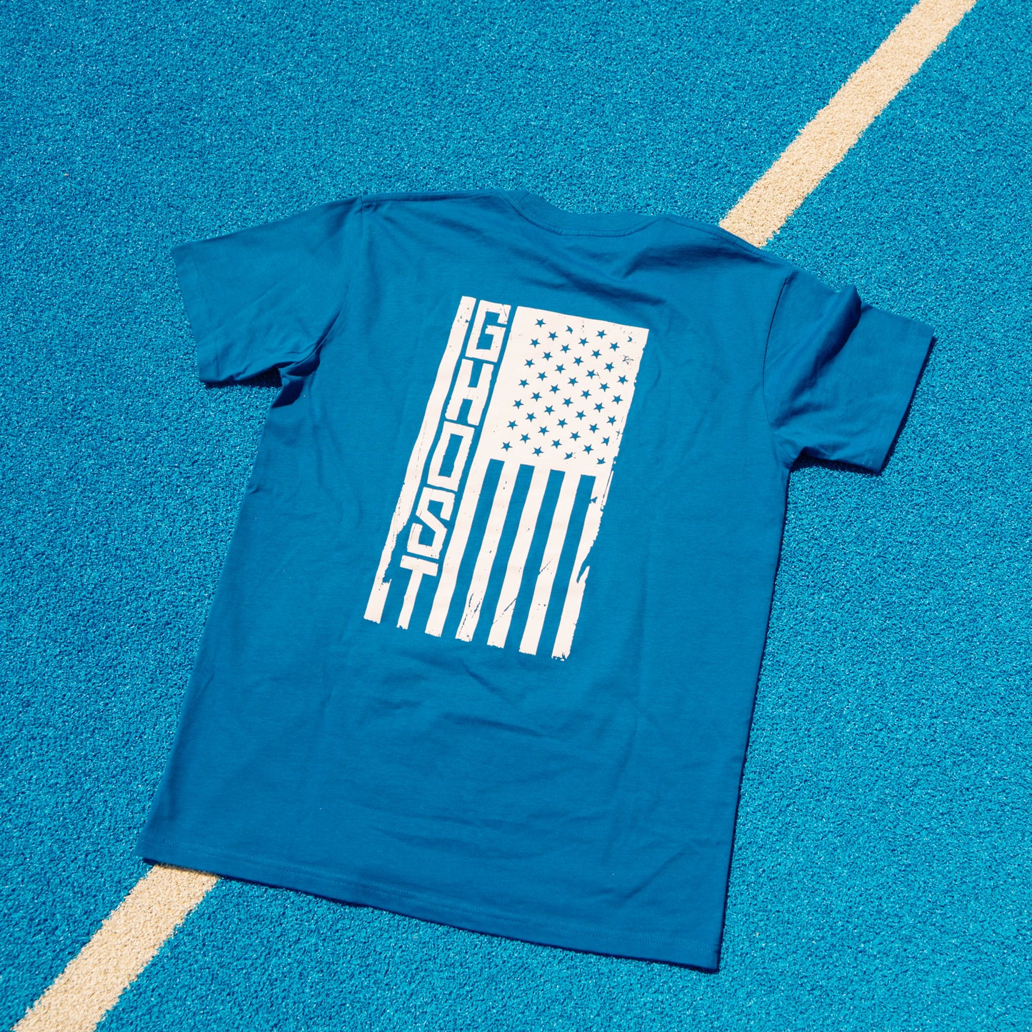 Stars-Stripes-Strokes Ghost Edition Royal Blue Tee