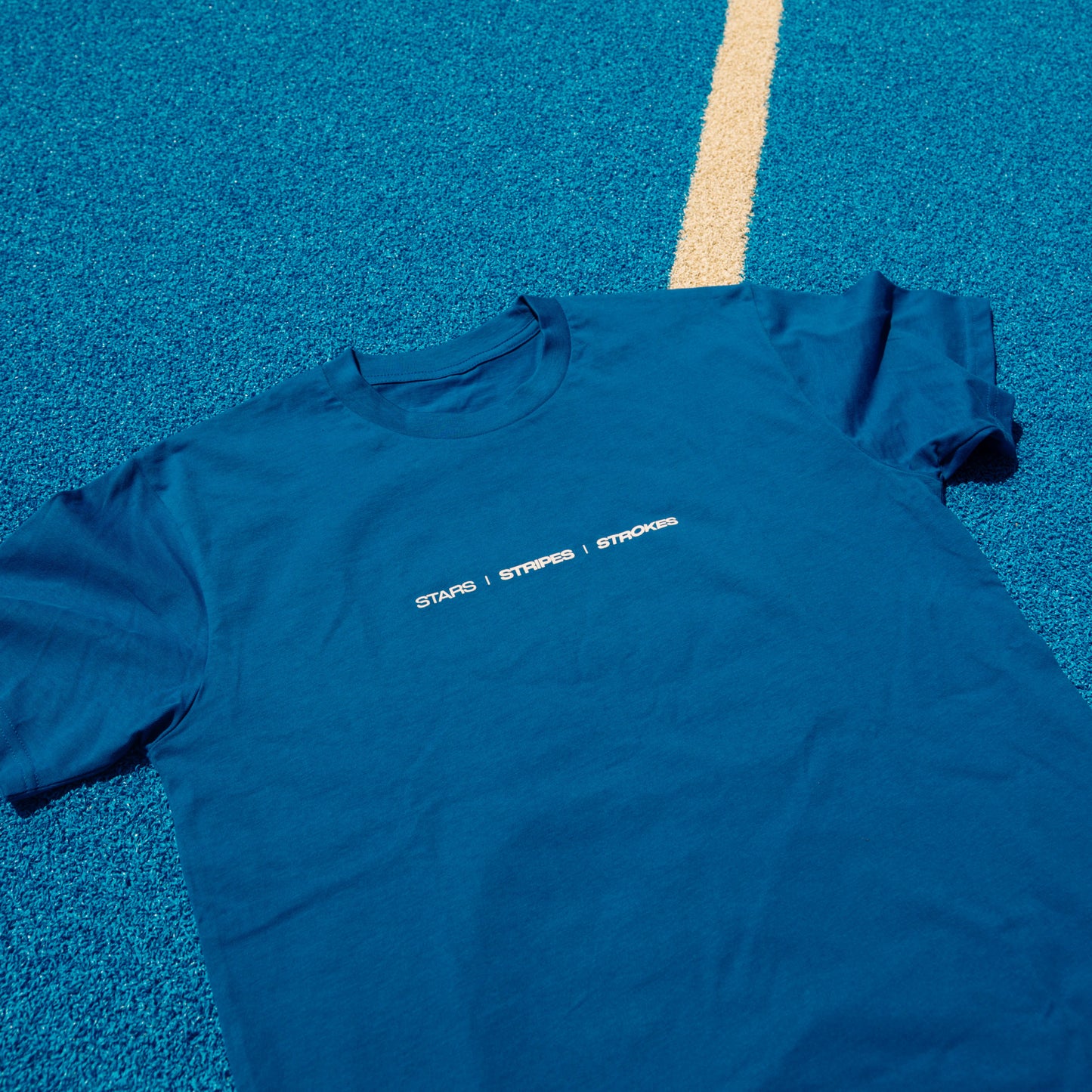 Stars-Stripes-Strokes Ghost Edition Royal Blue Tee