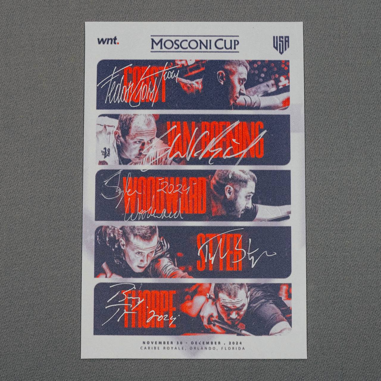 Team USA Signed Poster