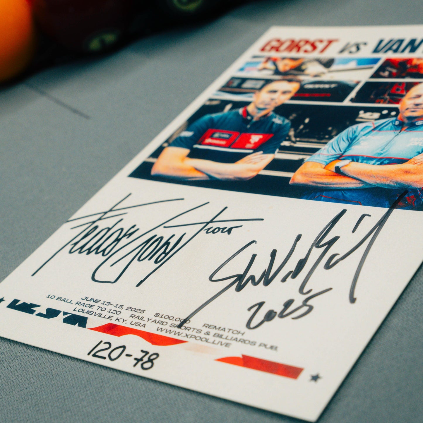 2025 6x9 Gorst vs SVB – Limited Edition Signed Poster