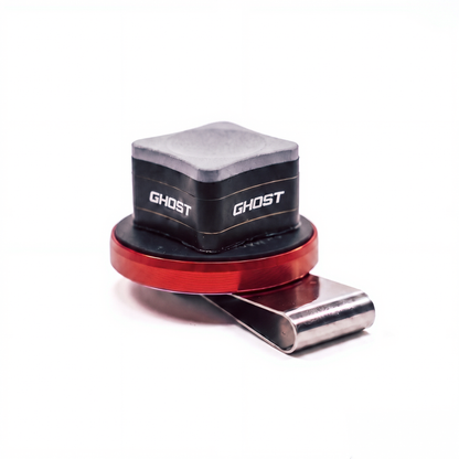 Ghost Round Magnetic Chalk Holder - Black/Red