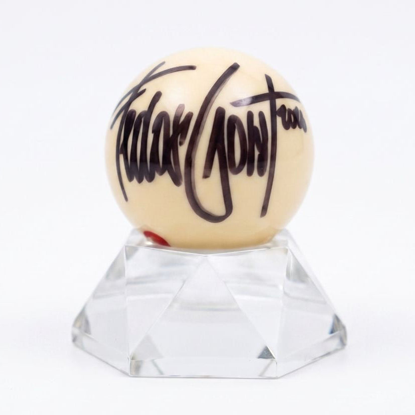 Fedor Gorst x Shane Van Boening Signed Cue Ball