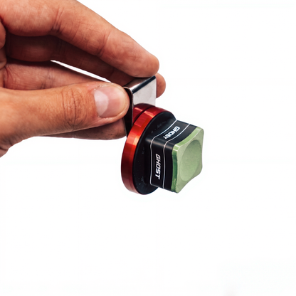 Ghost Round Magnetic Chalk Holder - Black/Red