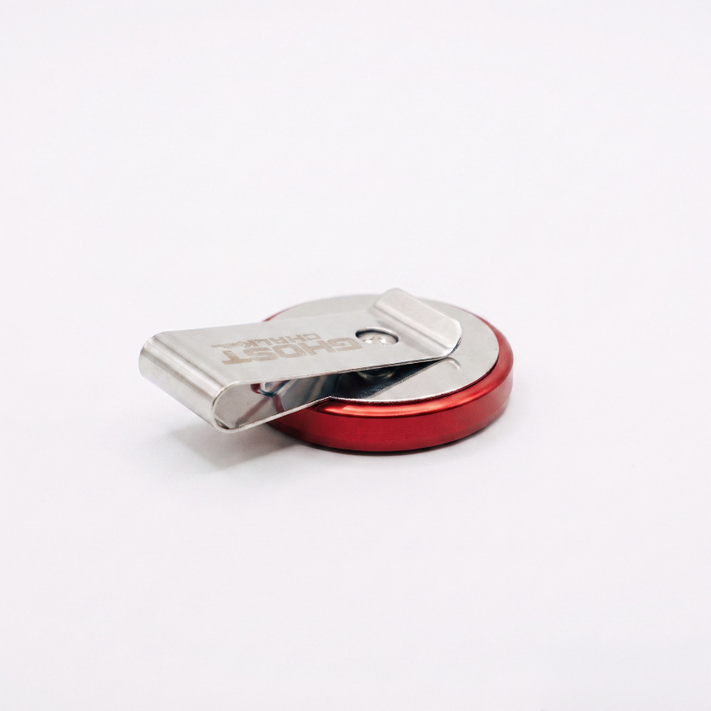 Ghost Round Magnetic Chalk Holder - Black/Red