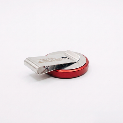 Ghost Round Magnetic Chalk Holder - Black/Red