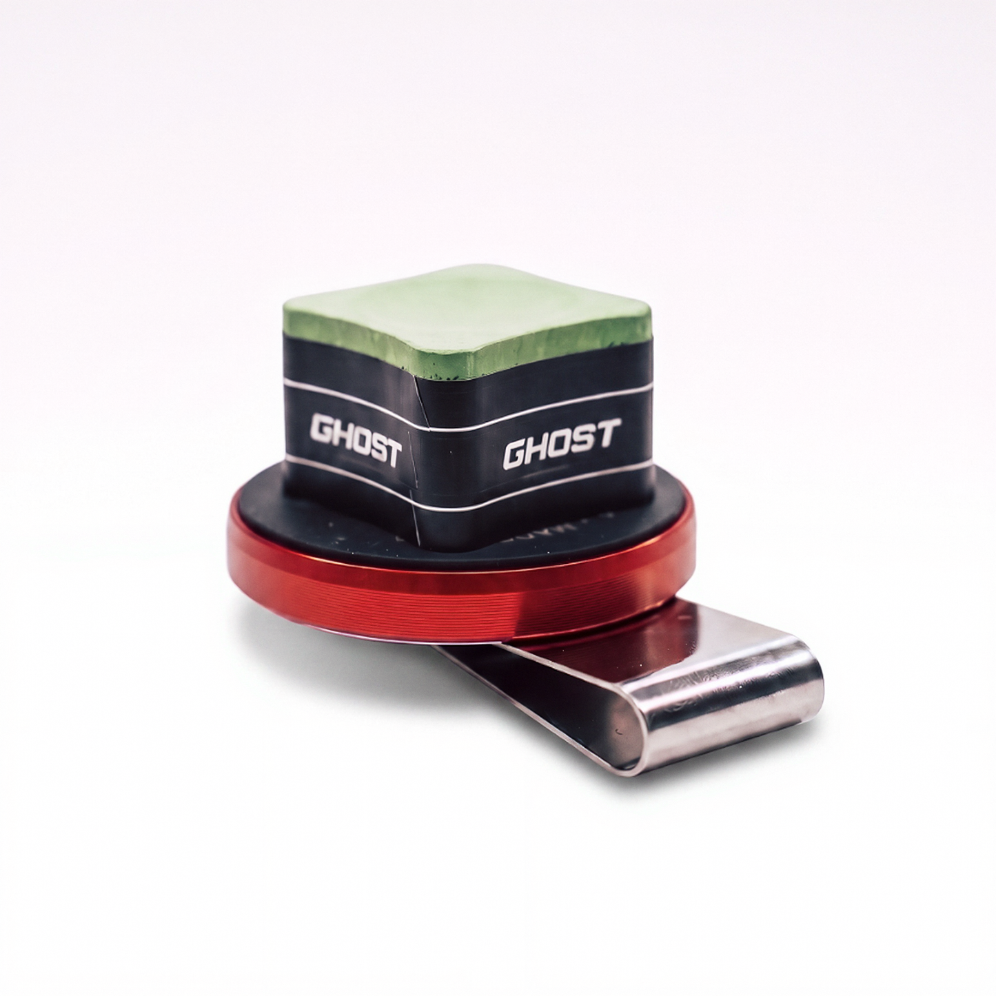 Ghost Round Magnetic Chalk Holder - Black/Red
