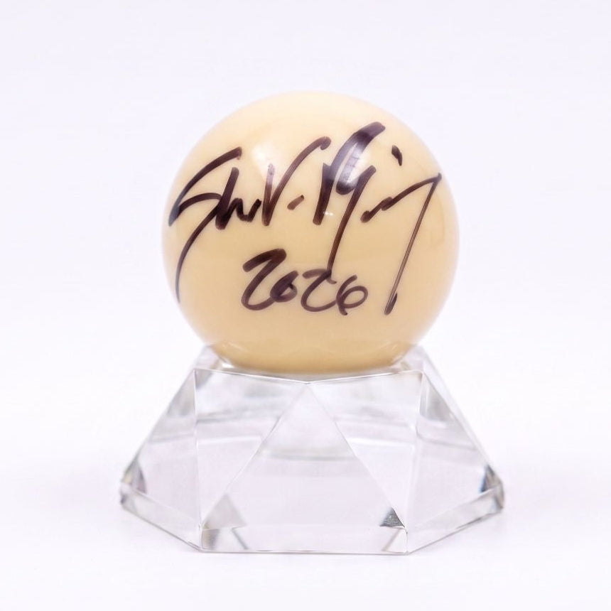 Fedor Gorst x Shane Van Boening Signed Cue Ball