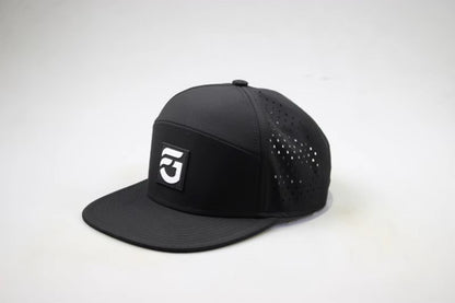 Black FG Flat Bill Snap Back