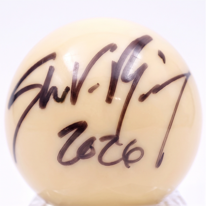 Fedor Gorst x Shane Van Boening Signed Cue Ball
