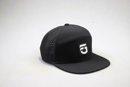 Black FG Flat Bill Snap Back