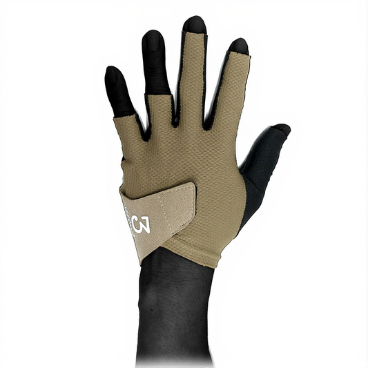 3seconds Beige Five Finger Glove