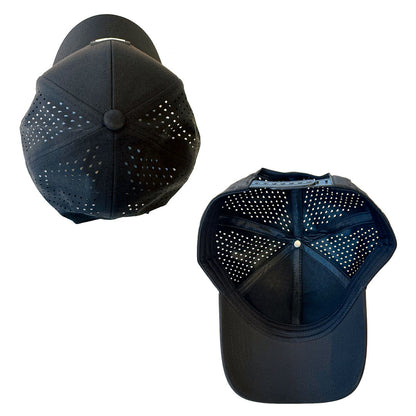 Black FG Curved Bill Snap Back