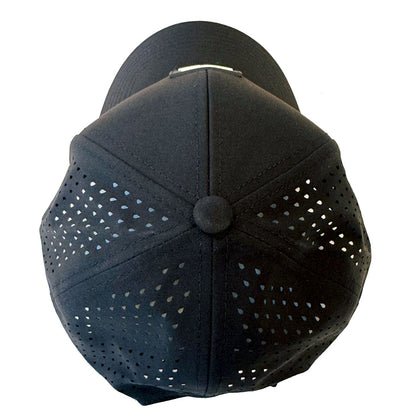 Black FG Curved Bill Snap Back