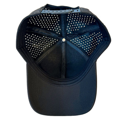 Black FG Curved Bill Snap Back