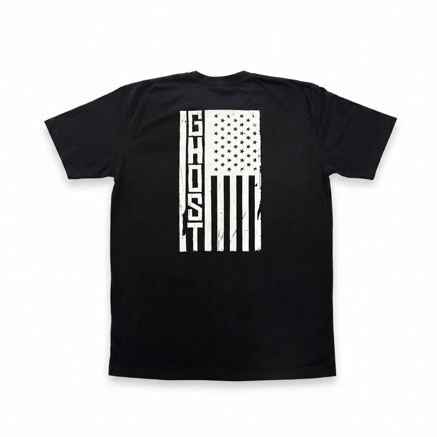 Stars-Stripes-Strokes Ghost Edition Black Tee