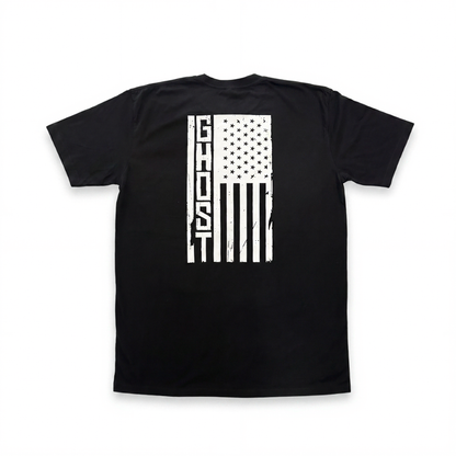 Stars-Stripes-Strokes Ghost Edition Black Tee