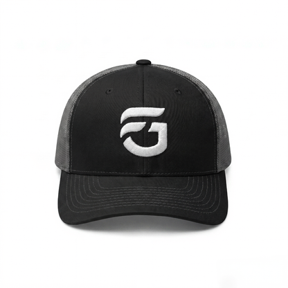 Black & Grey FG Trucker Hat