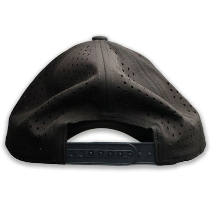 Black FG Curved Bill Snap Back