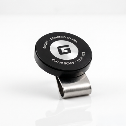 Ghost Round Magnetic Chalk Holder - Black/Red