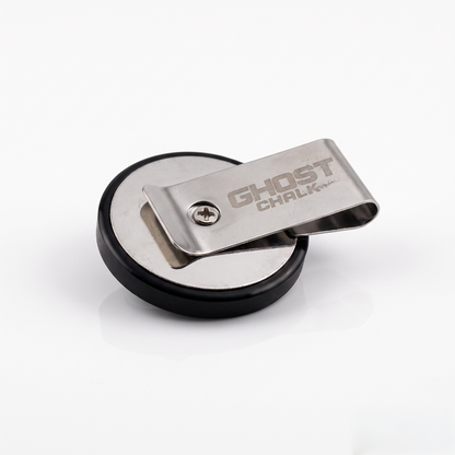 Ghost Round Magnetic Chalk Holder - Black/Red