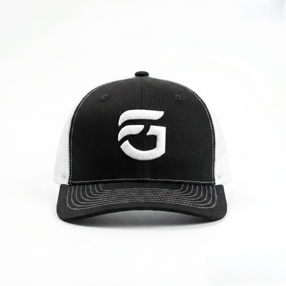 Black & White FG Trucker Hat