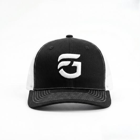 Black & White FG Trucker Hat