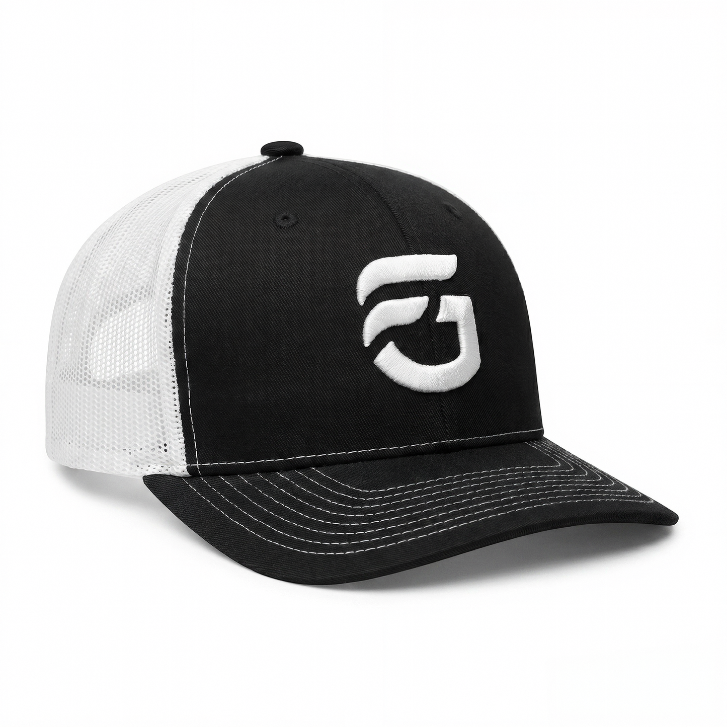 Black & White FG Trucker Hat