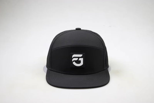 Black FG Flat Bill Snap Back