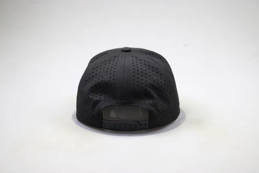 Black FG Flat Bill Snap Back