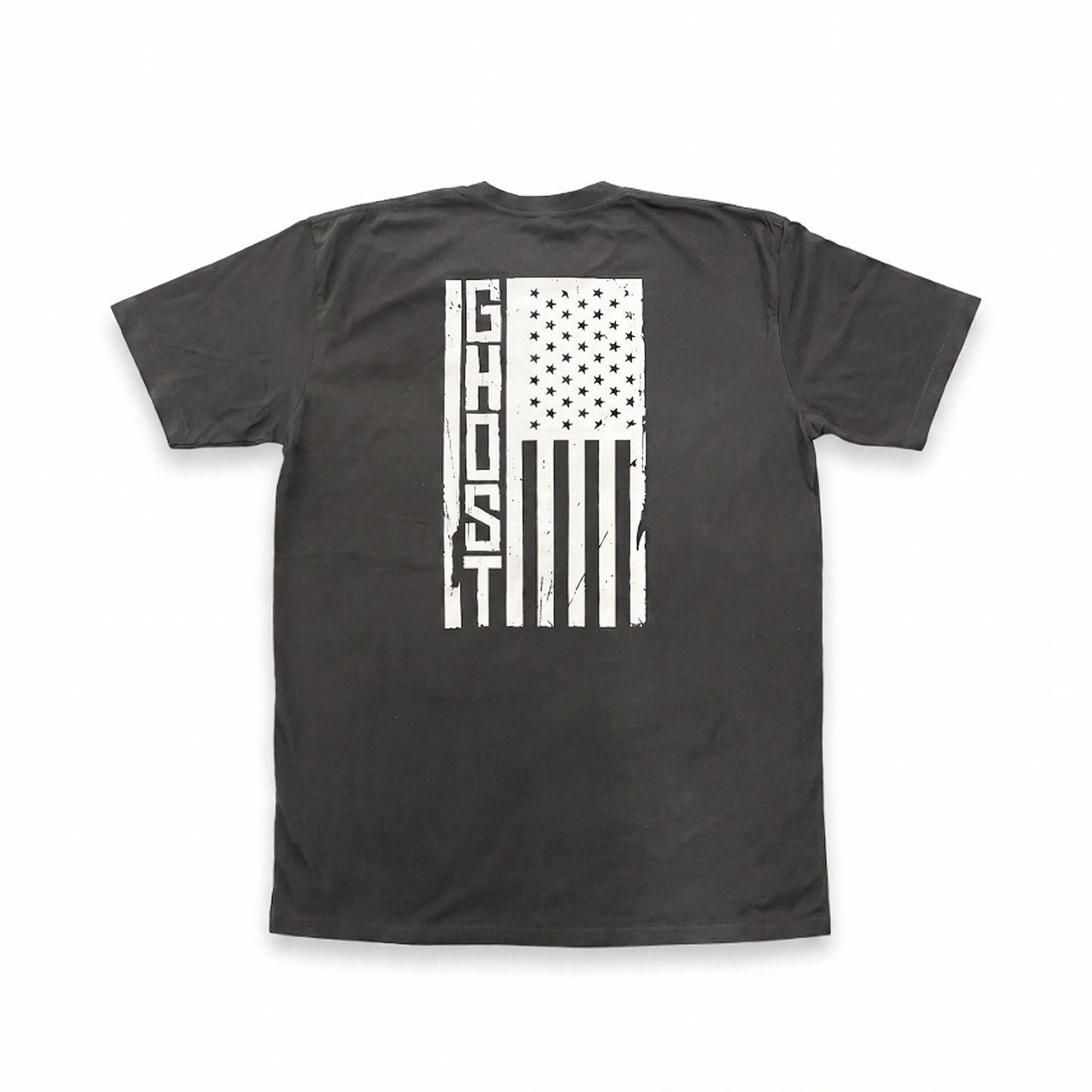 Stars-Stripes-Strokes Ghost Edition Charcoal Gray Tee