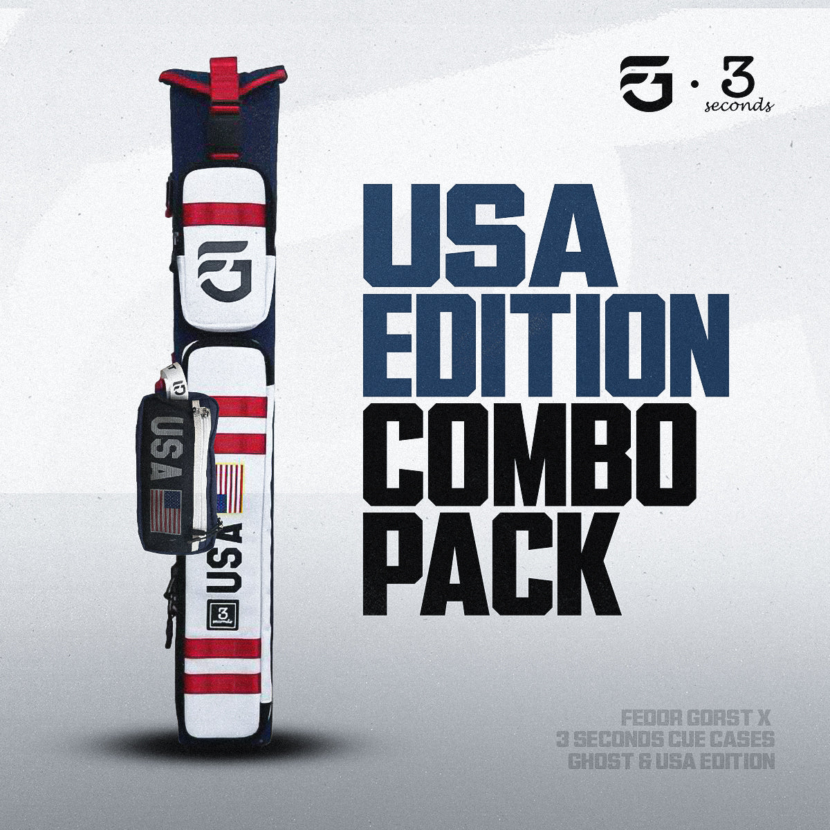 Navy USA Edition – 3x5 Cue Case