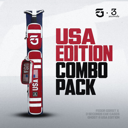 RED USA Edition - 3x5 Cue Case