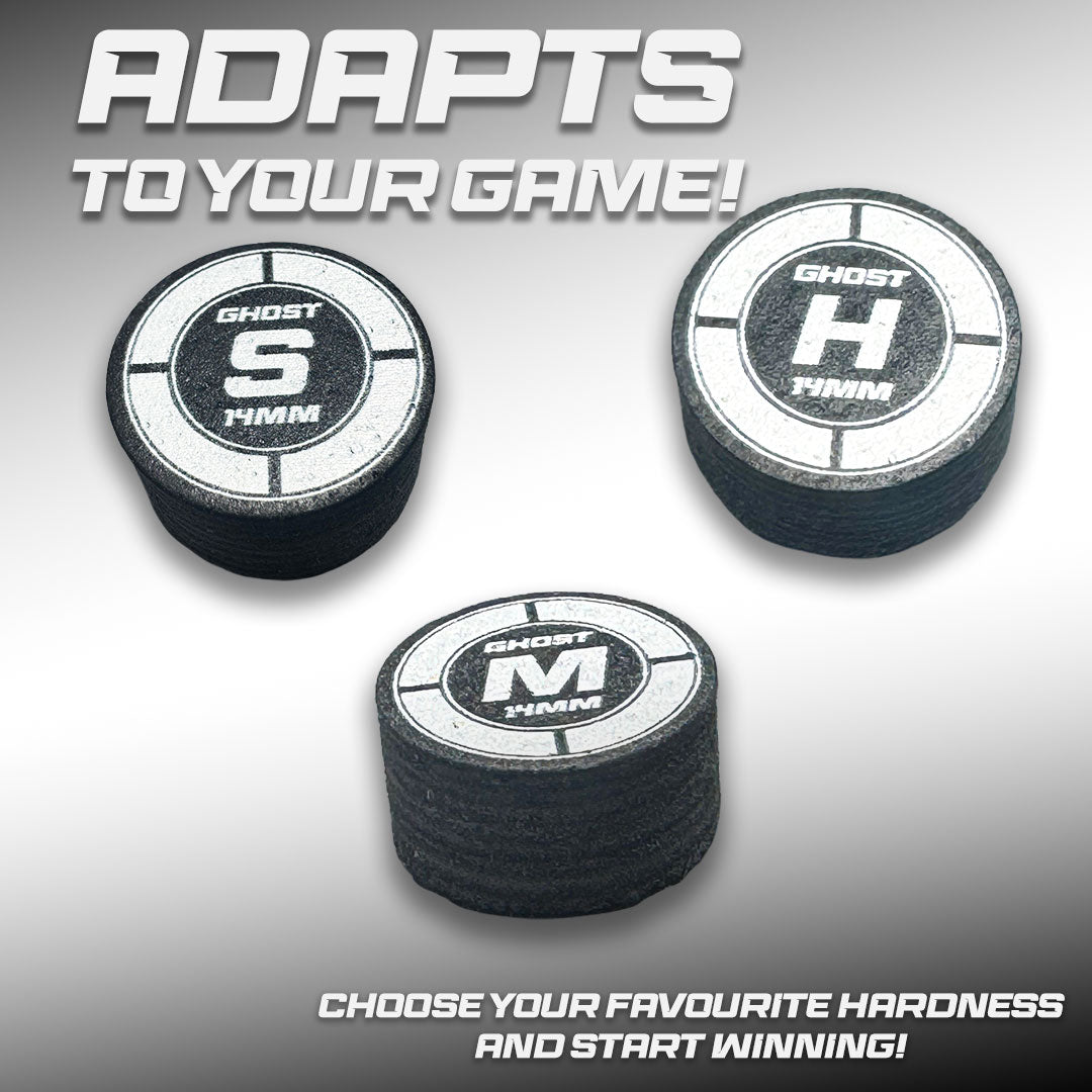 Ghost Black Playing Tip – Precision Performance (Soft / Medium / Hard)