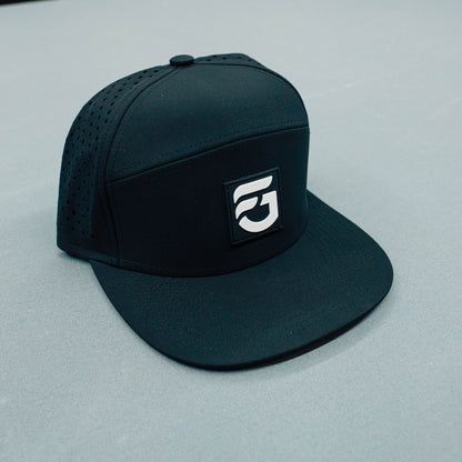 Black FG Flat Bill Snap Back