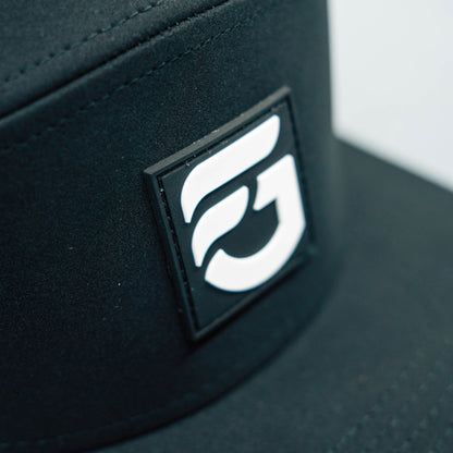 Black FG Flat Bill Snap Back