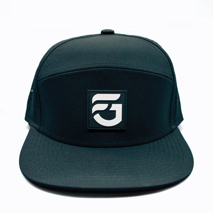 Black FG Flat Bill Snap Back