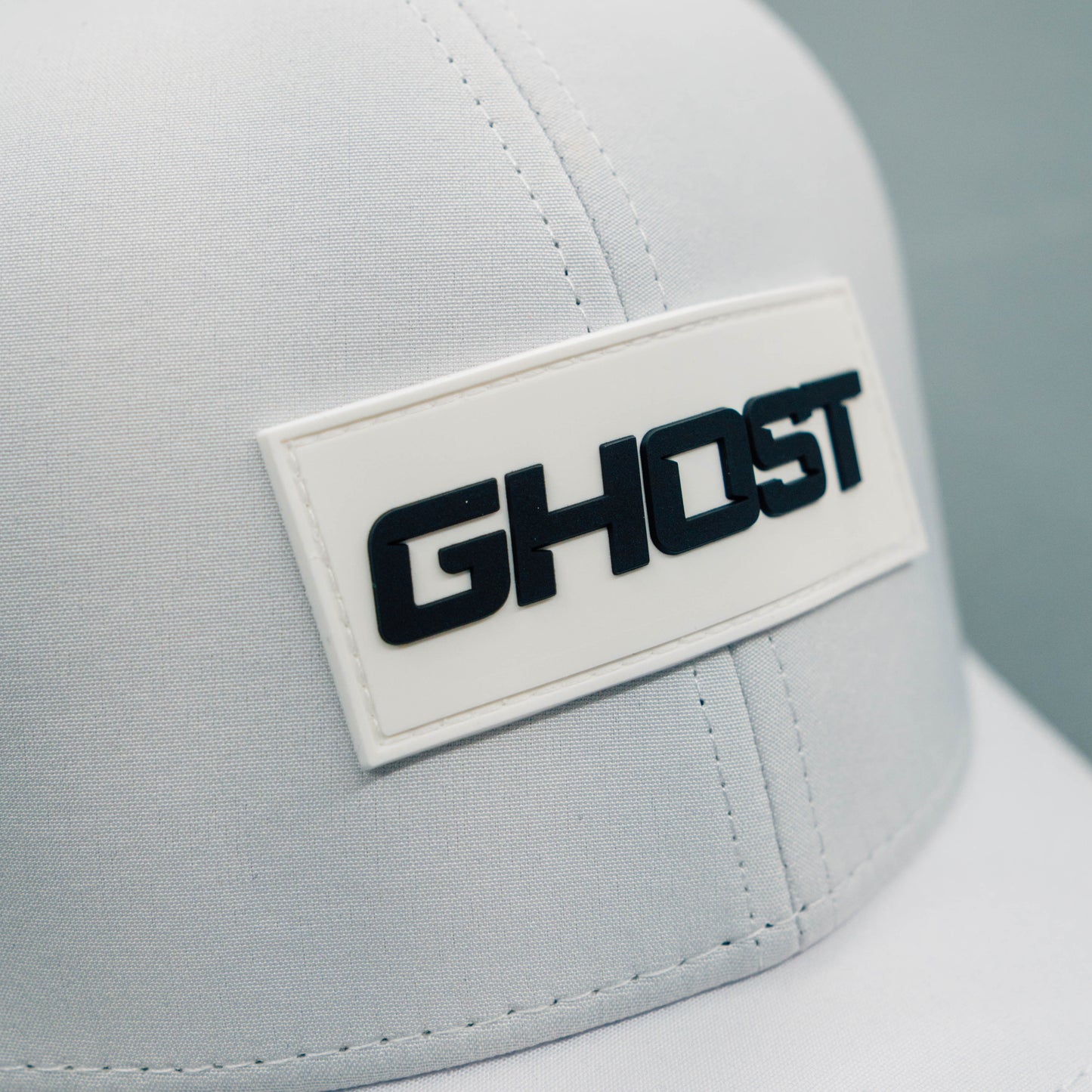 White Ghost Curved Bill Snap Back